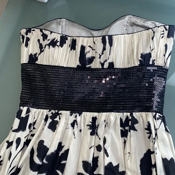 SILK Dress Lyndia Procanik Silk Dress with Beads Size 4 MSRP $398 - Picture 5 of 9